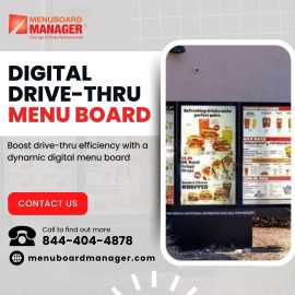 Digital Drive Thru Menu Board, Austin