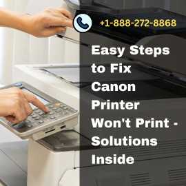 Easy Steps to Fix Canon Printer Won't Print , Haltom City