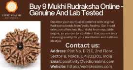 Buy 9 Mukhi Rudraksha Online - Genuine And Lab Tes, $ 0