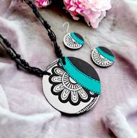 Handcrafted Terracotta Jewellery at Aashirs, $ 413