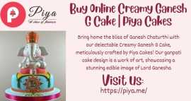Buy Online Creamy Ganesh G Cake | Piya Cakes, $ 0