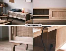 Oakwood Media Unit Stylish and Functional Storage, $ 0