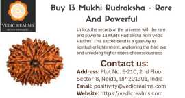 Buy 13 Mukhi Rudraksha - Rare And Powerful, $ 0