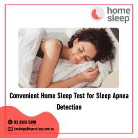 Convenient Home Sleep Test for Sleep Apnea Detecti, Melbourne