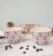 Add a Pop of Color with Cherry Berry Ceramic Coffe, ₹ 375
