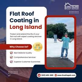 Expert Flat Roof Coating Services in Long Island, Saint James