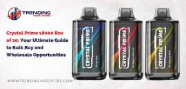 Crystal Prime Deluxe 18000 Puffs - Box of 10 | Ult, £ 85
