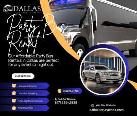 Affordable Party Bus Rental Dallas, Dallas