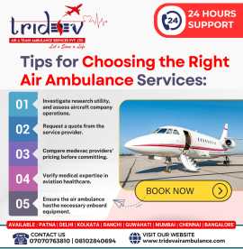 Tridev Air Ambulance Services in Patna - Now Book , Patna