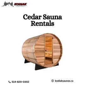 Kodiak Saunas for Cedar Sauna Rentals, Ottawa