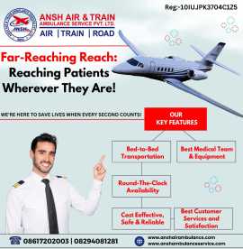 Ansh Air Ambulance Services in Kolkata - Travel , Patna