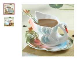 Fall In Love With Creative Swan Coffee Cup, ps 29