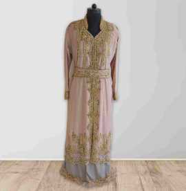 Moroccan Dust Rose Salwar Kameez Kaftan, $ 165