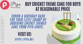 Buy Cricket Theme Cake For Boys At Reasonable Pric, $ 0