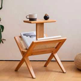 Sleek and Stylish Ash Wood Side Table, ps 0