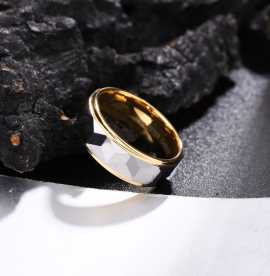Hammered Tungsten Rings, $ 76
