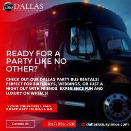 Dallas Party Bus Rentals, Dallas