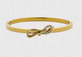 Infinity Bangle Bracelet, $ 15