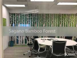 Custom Etched Glass Signs - Elegant Solutions, Mississauga