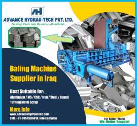 Scrap Baling Press in Iraq, Baghdad
