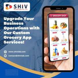 Best Grocery App Development Company - Shiv Techno, Ahmedabad