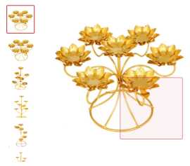 Double Piece High Grade Alloy Candle Holders, $ 45