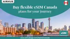 Travel with eSIM for Canada conveniently , $ 2