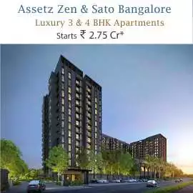 Assetz Zen and Sato | 3 & 4 bhk Luxury Apartme, Bengaluru