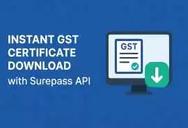 Instant GST Certificate Download with Surepass API, New Delhi