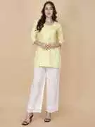 Buy Online Yellow Short Kurti – PrettyLady, ₹ 1,285
