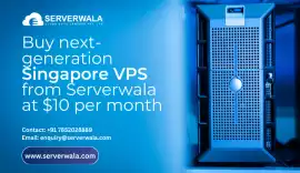 Buy next-generation Singapore VPS from Serverwala , Jaipur