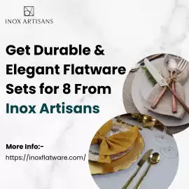 Get Durable & Elegant Flatware Set for 8 From , $ 35