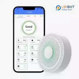 AQS1 Smart Air Quality Sensor Wi-Fi for Real-Time , £ 135