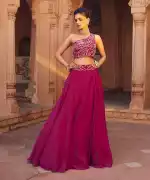 Buy Charu and Vasundhara Lehengas Online in USA, $ 200