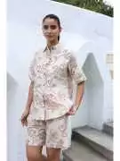 Shop Printed Rayon Shorts Co Ord Set for Women | N, ₹ 1,399