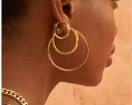 Timeless Gold-Plated Earrings for Everyday Glamour, $ 30