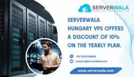 Serverwala Hungary VPS offers a discount of 10%, Jaipur