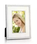 Krysaliis Silverplate Roped Edge Picture Frame, ps 60