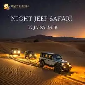 Starry Night Jeep Safari in the Thar Desert