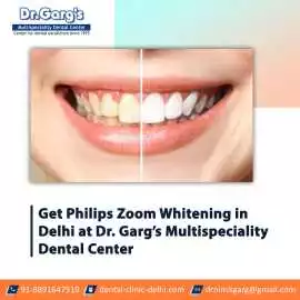 Get Philips ZoomWhitening in Delhi at DentalClinic, New Delhi