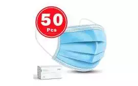 50pcs Disposable Ear Loop Approved Masks in Singap, ps 0