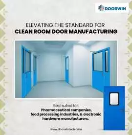 Clean Room Doors Manufacturers | Custom Solutions, Hyderabad