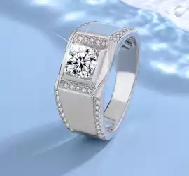 925 Sterling Mossanite Ring 1.0 Carat, $ 42