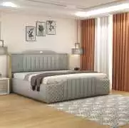Get Stylish Wooden Double Bed By Noziya Furniture, Jodhpur