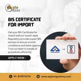 BIS Certificate for Import Made Easy with Agile Re, Noida