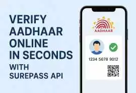Verify Aadhaar Online in Seconds with Surepass API, New Delhi