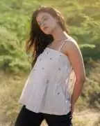 Buy Silver Moon Cotton Top Online For Women By Bab, ₹ 1,450