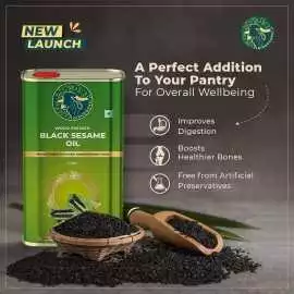 Pure Organic Black Sesame Oil – Cold Pressed &, $ 359
