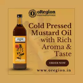 Cold Pressed Mustard Oil with Rich Aroma & Tas, Wardha