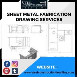 Sheet Metal Fabrication Drawing in Bardford, UK, Ahmedabad
